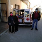 ENTREGA DE ALIMENTOS A LA CRUZ ROJA